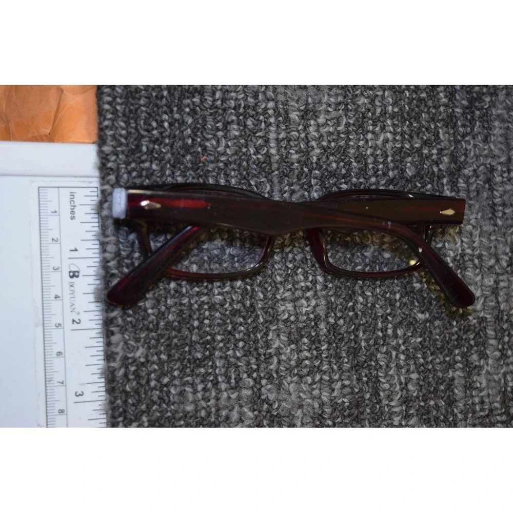 VIVID EYEWEAR 7002 127 49-17-145 RED EYEGLASSES Red WORN LOOK